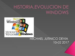 Historia,evolucion De Windows