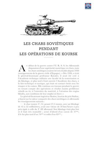 Niessel - Les chars soviétiques pendant les opérations de Koursk (janv 1950)
