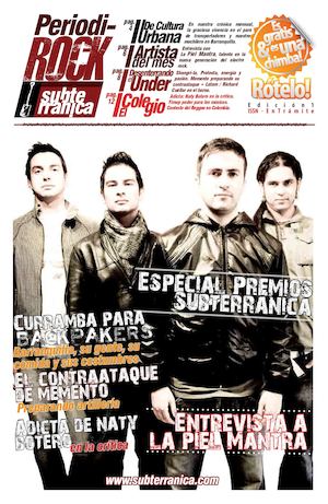 Periodirock Subterránica Edición 1