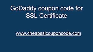 Go Daddy Coupon Code For Ssl Certificate