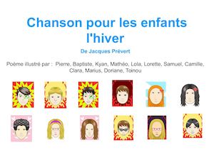 Chanson Pour Les Enfants L'hiver - Groupe du mardi