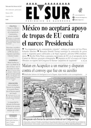 El Sur Miercoles 08022017