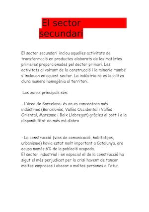 Sector Secundari