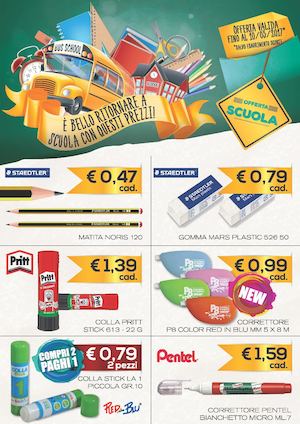 Thinkreative - Volantino Ritorno A Scuola 2017