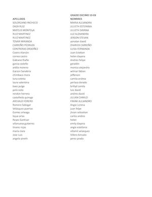 Listados Estudiantes 6 04