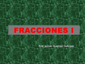 Fracciones I