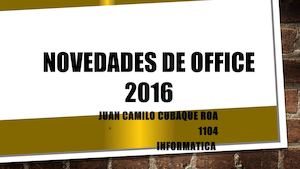 PAQUETE OFFIMATICO 2016