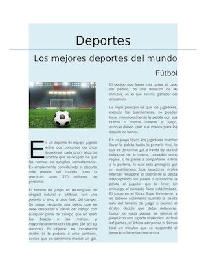 Deportes Famosos