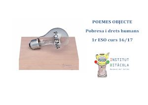 Catàleg Poemes Objecte (TG6 - Pobresa i drets humans)