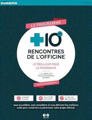 Programme des 10es Rencontres de l'Officine