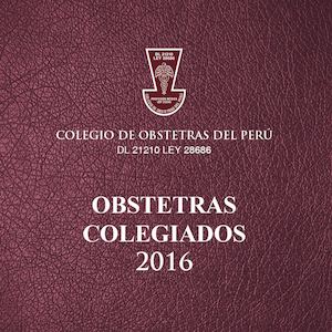 Obstetras Colegiados 2016