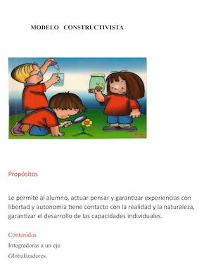 Modelo Constructivista