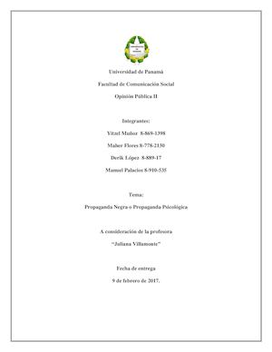 La Propaganda Negra