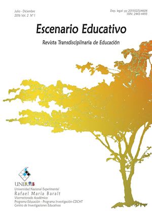 Revista escenario educativo Vol 2 Num 1 022017