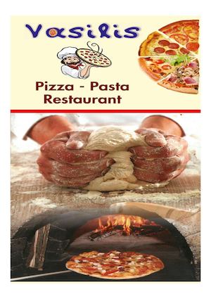 VASILIS PIZZA ΜΕΝΟΥ