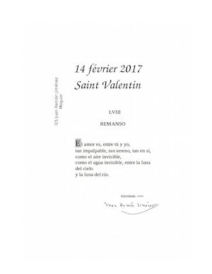 Revista De Poesía San Valentín 2017
