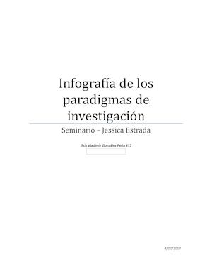 Infografía De Los Paradigmas De Investigación