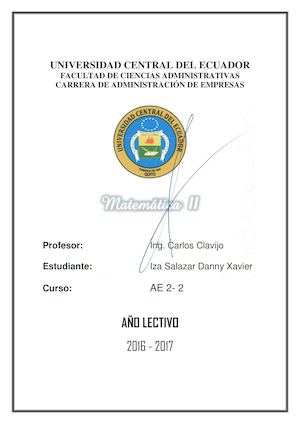 DEBER DE MATEMATICAS