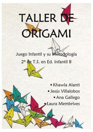 Taller De Origami Ana, Laura, Jesús Y Khawla