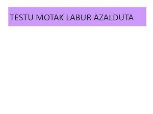 Testu Motak Labur Azalduta