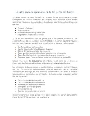 Calaméo - Las Deducciones Personales De Las Personas Físicas