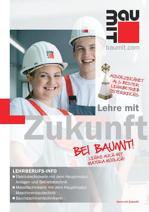 Baumit Lehrlingsfolder