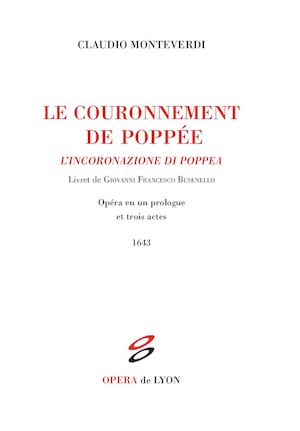Programme Le Couronnement de Poppée