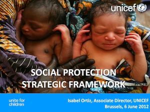 Social Protection Framework - UNICEF - 2012