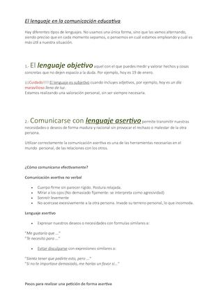 Lenguajes Que Usamos CHARLA EOEP