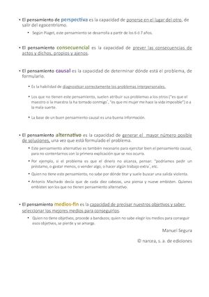 Pensamiento Social CHARLA EOEP