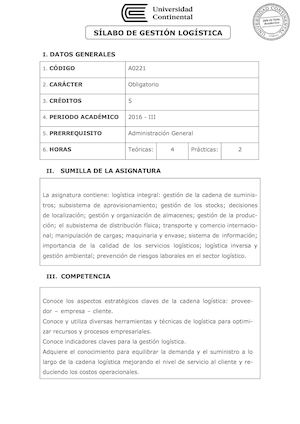 A0221 Silabo Gestion Logistica