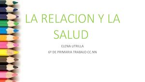 Trabajo La Relación Y La Salud Elena Utrilla