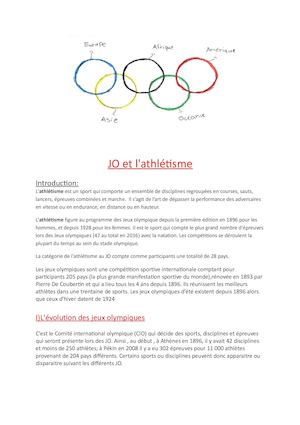 Jo Athlétisme