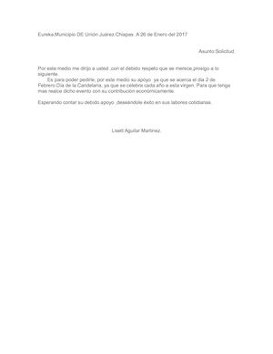 Solicitud