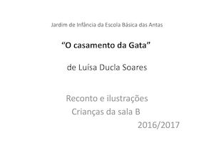 Reconto Da História O Casamento Da Gata