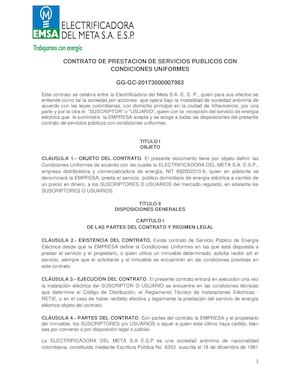 Condiciones Uniformes