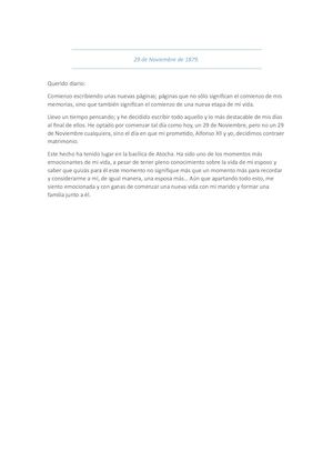 29 de Noviembre de 1879