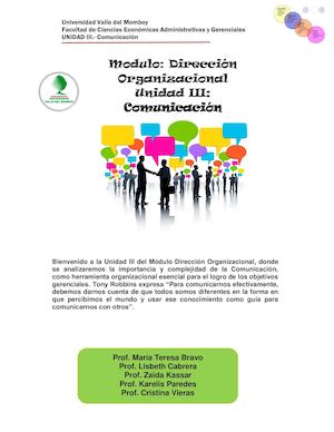 Unidad Didactica Iii Comunicación