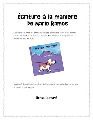 À la manière de Mario Ramos (Par Rose, Enzo et Alexis)