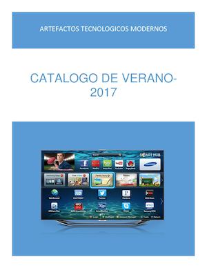 Artefactos Tecnologicos Modernos