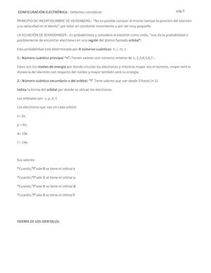 CONFIGURACIÓN ELECTRÓNICA.