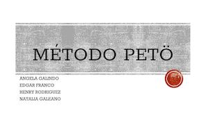 Metodo peto procedimientos