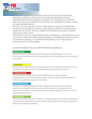 Competencias Laborales