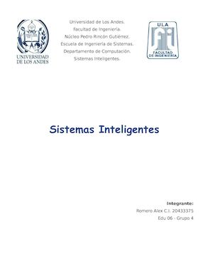 Sistemas Inteligentes