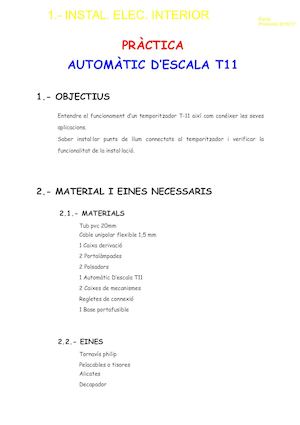 P16 Pràctica Automàtic D’escala T11