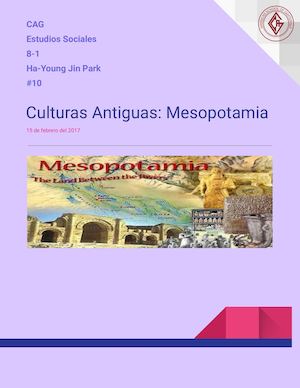 Culturas Antiguas: Mesopotámia