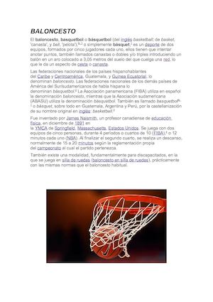 Baloncesto