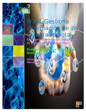 MÓDULO 3 SUB. 1 GESTIONA INFORMACIÓN MEDIANTE EL USO DE SOFTWARE EN LÍNEA