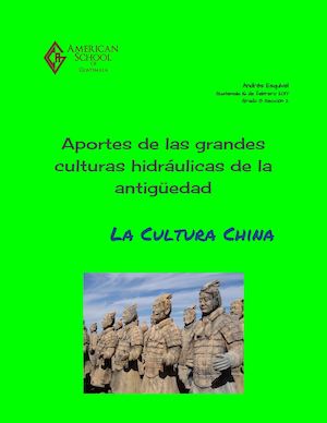 Aportes de las grandes culturas hidráulicas de la antigüedad