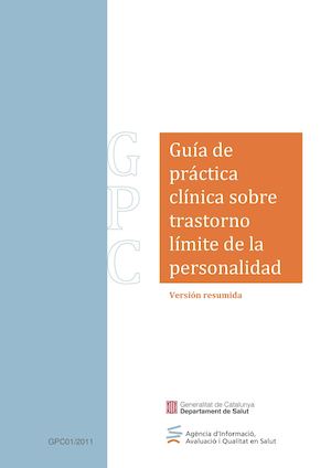 GUÍA RESUMIDA Trastorno Limite Personalidad